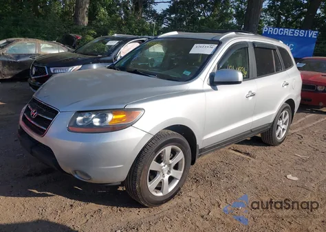 2007 Hyundai Santa Fe Limited/Se z USA, uszkodzony, nr VIN 5NMSH13E27H105437